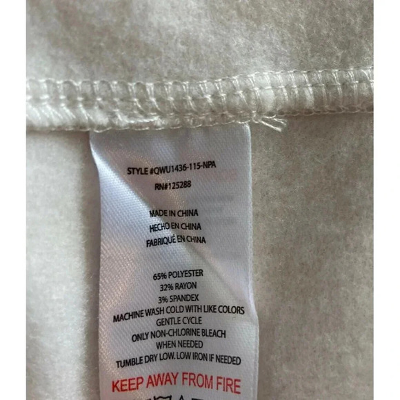 Rae Dunn Sweatshirt Shirt Cream Pink HOPE Extra Large XL New - Picture 5 of 5